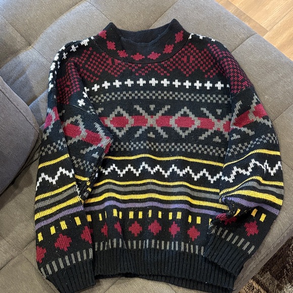 Multicolor Patterned Sweater - Picture 1 of 2